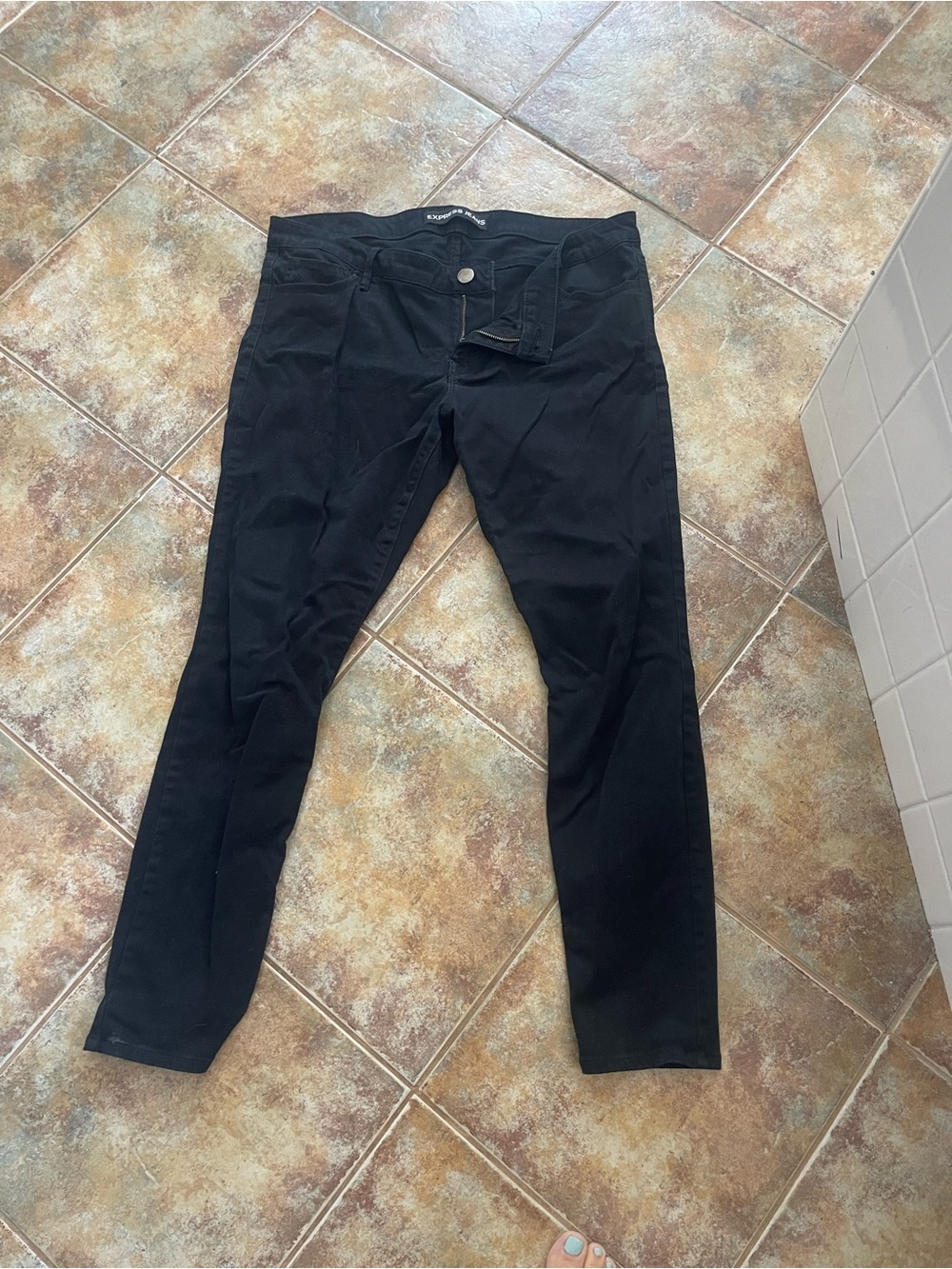 Express Women’s Black Jeggings Skinny Stretch